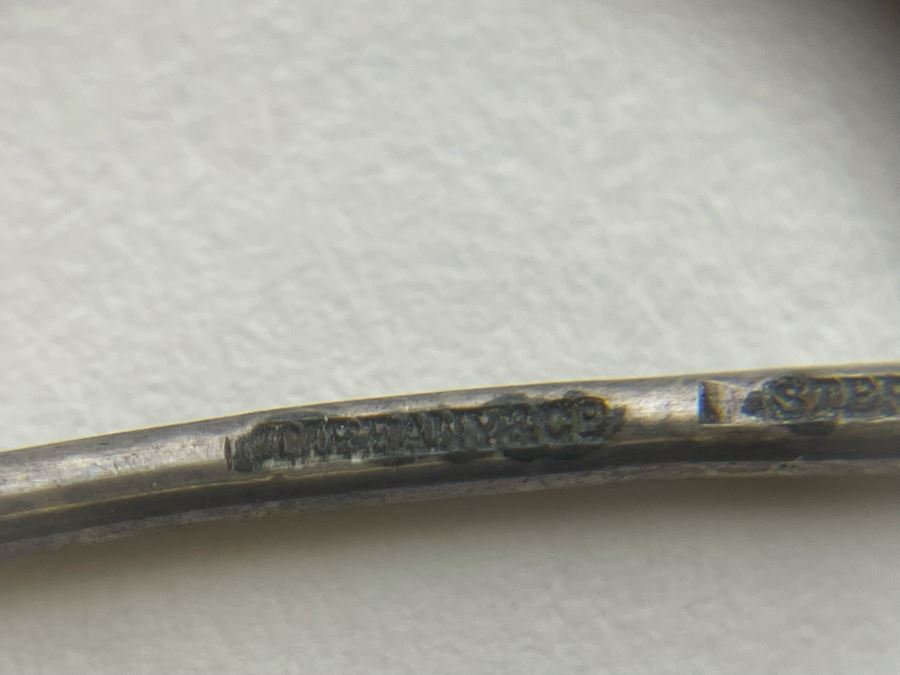 Signed Tiffany & Co Sterling Silver Pendant Necklace 28.1g [Photo 9]