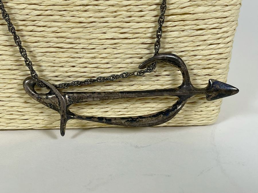 Sterling Silver Pendant 26” Necklace 23.2g [Photo 3]