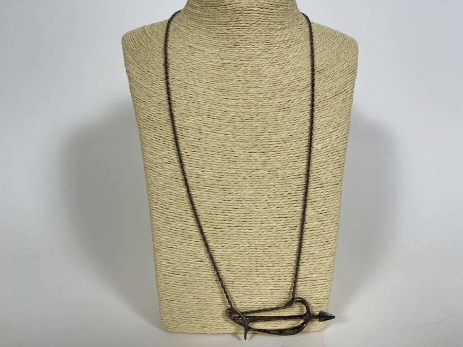 Sterling Silver Pendant 26” Necklace 23.2g [Photo 2]