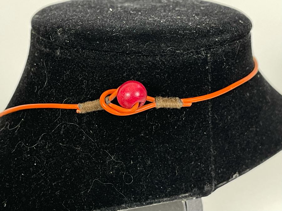 Metal Enamel Art Pendant Necklace [Photo 5]