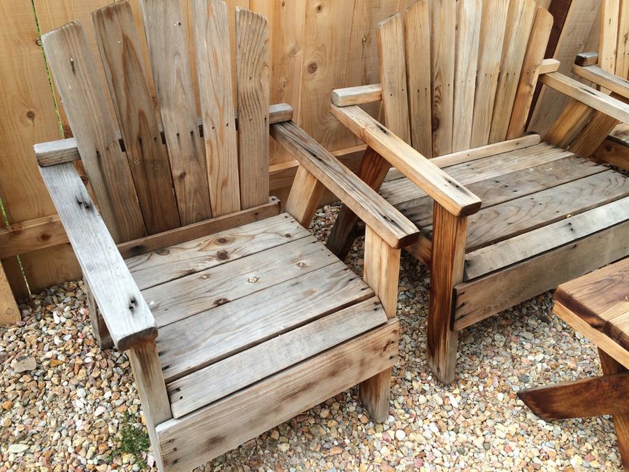 Outdoor Wooden Furniture Adirondack Chairs And Table 4 Pieces   4463 1kjx 