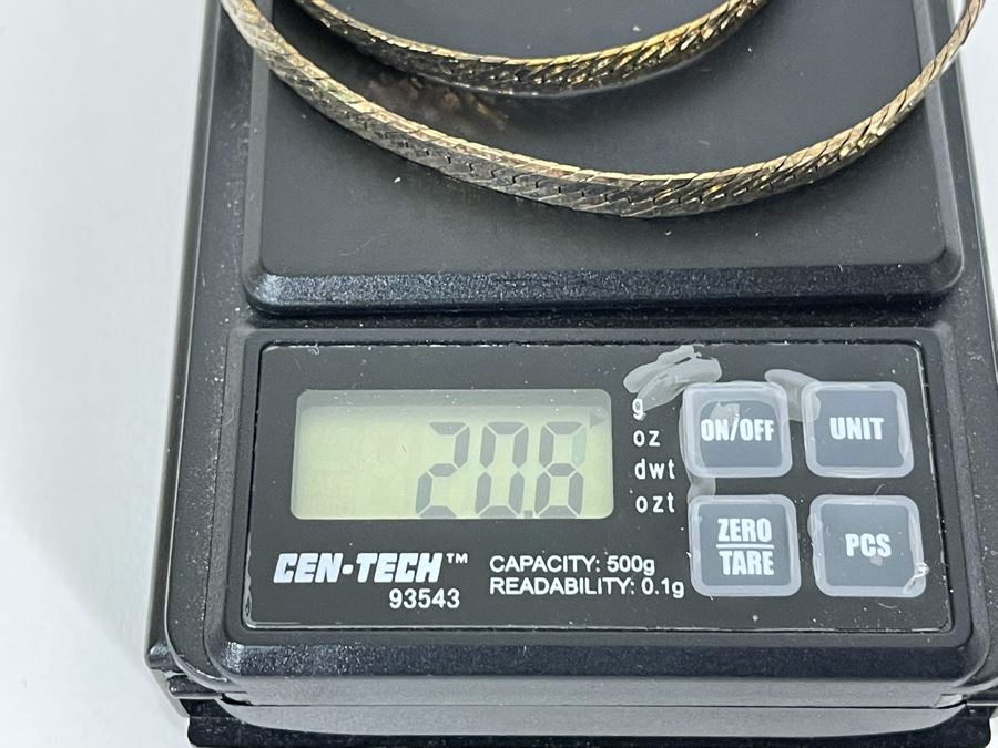 Sterling Silver Italian 24' Necklace 20.6g [Photo 7]