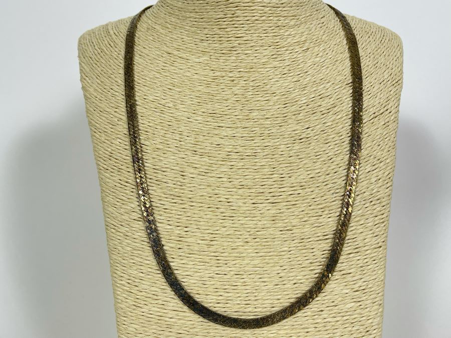Sterling Silver Italian 24' Necklace 20.6g [Photo 2]