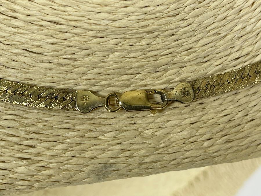 Sterling Silver Italian 24' Necklace 20.6g [Photo 4]