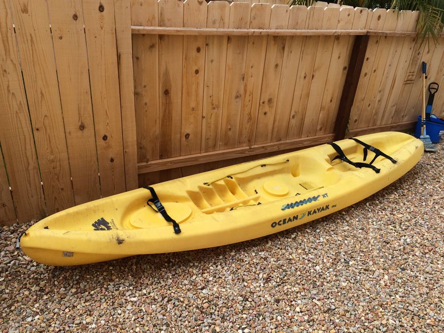 Yellow Ocean Kayak Scrambler XT Designed by Tim Niemier