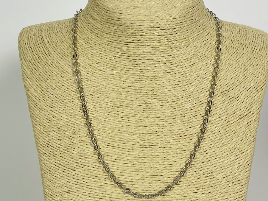 14K Gold Italian 20' Chain Necklace 2.6g [Photo 3]