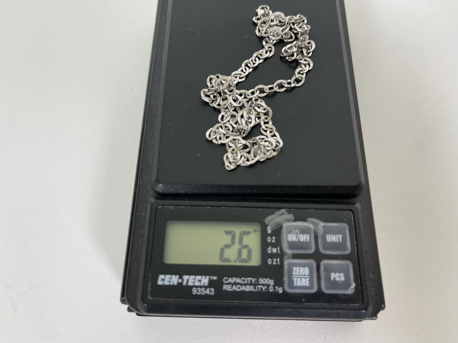 14K Gold Italian 20' Chain Necklace 2.6g [Photo 8]