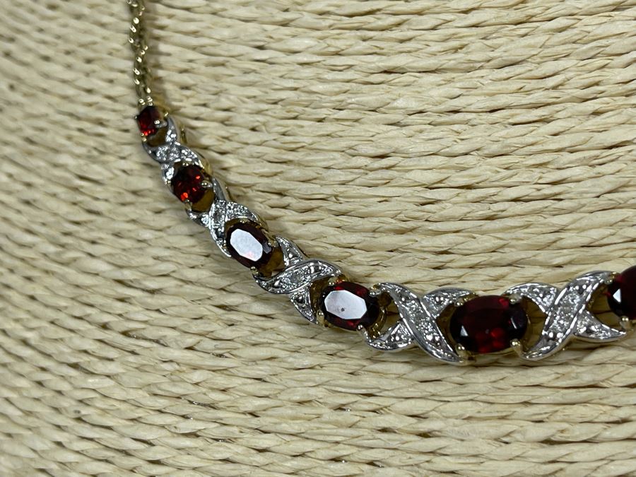 Sterling Silver Multi Stone Necklace And Matching Earrings 17.9g [Photo 7]