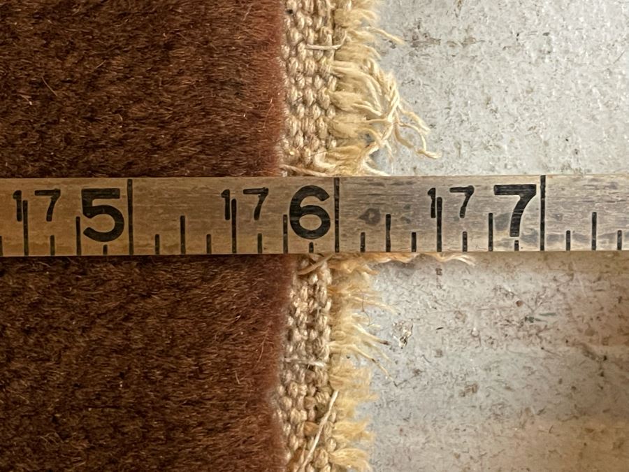 Large Vintage Mandarin Chinese Wool Area Rug 17’ 6” X 12’ 2” Appraised at $5,500 In 1978 [Photo 19]