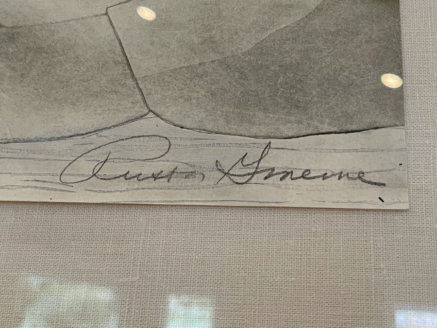 Russa Graeme (1919-1995) Large Framed Artist Proof Diptych Etching Double Hand Signed Frame Measures 77W X 30.5H [Photo 6]