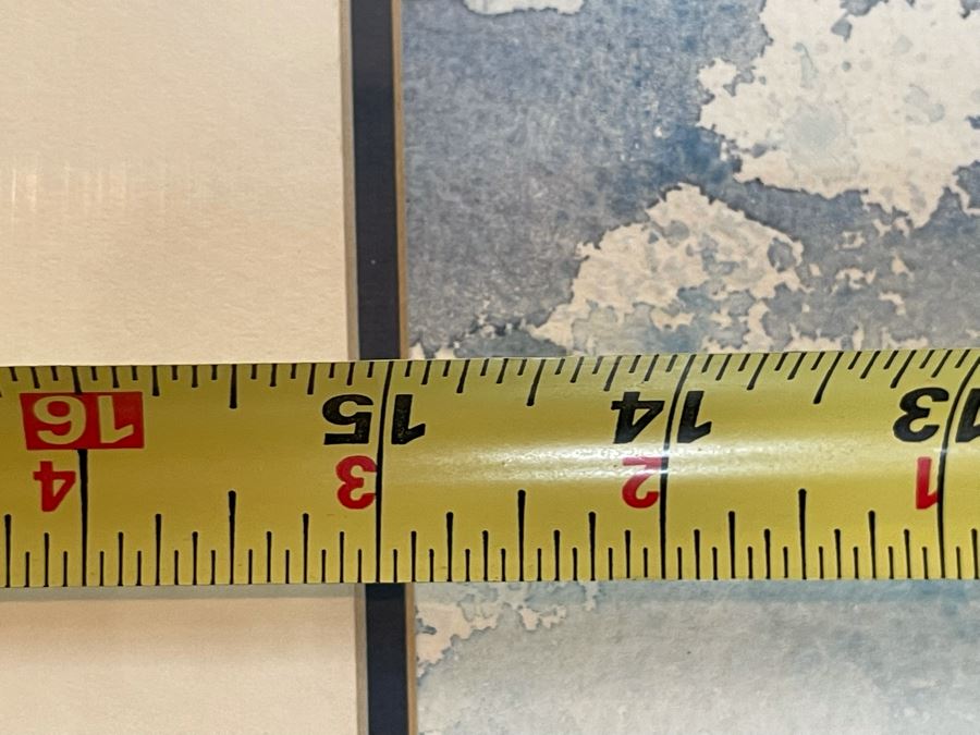 Hal Akins (1924-2008) Framed Original Watercolor Painting Titled “Stonehenge” 22 X 15 [Photo 12]