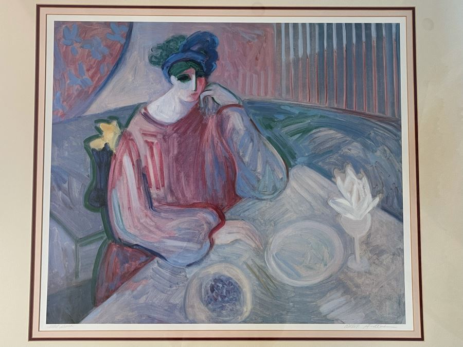 Framed Hand Signed Barbara A. Wood Artist Proof Print 28 X 25 [Photo 3]