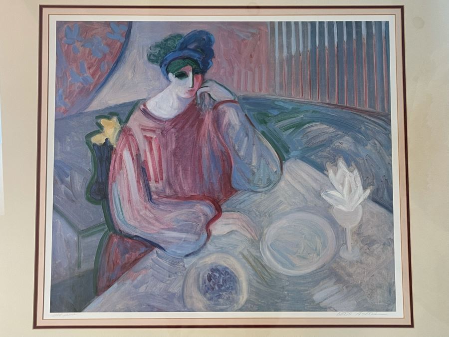 Framed Hand Signed Barbara A. Wood Artist Proof Print 28 X 25 [Photo 4]