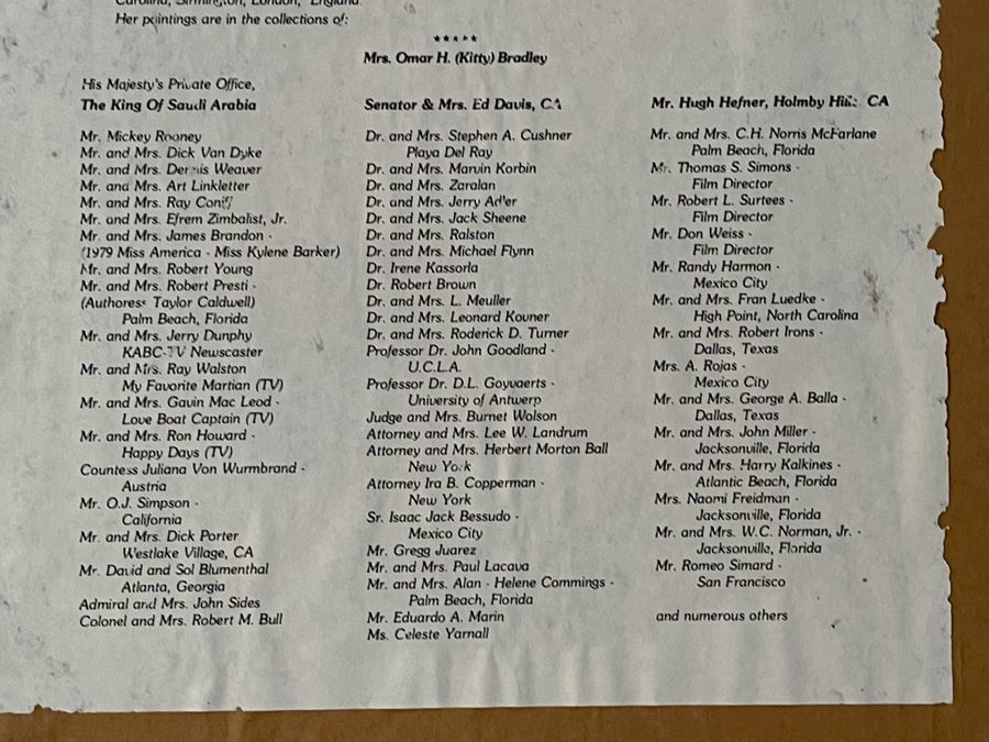 Framed Hand Signed Barbara A. Wood Artist Proof Print 28 X 25 [Photo 13]