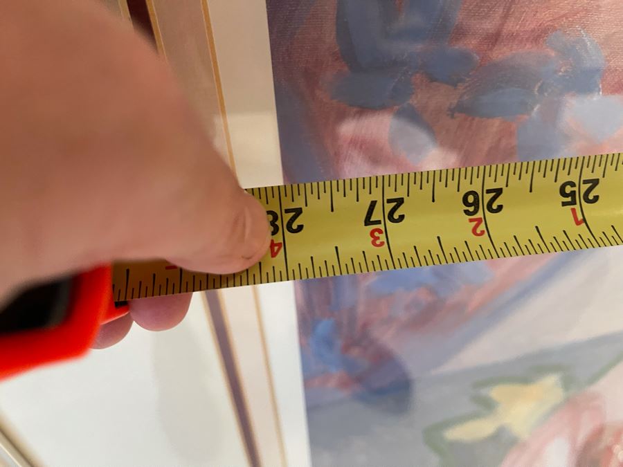 Framed Hand Signed Barbara A. Wood Artist Proof Print 28 X 25 [Photo 14]