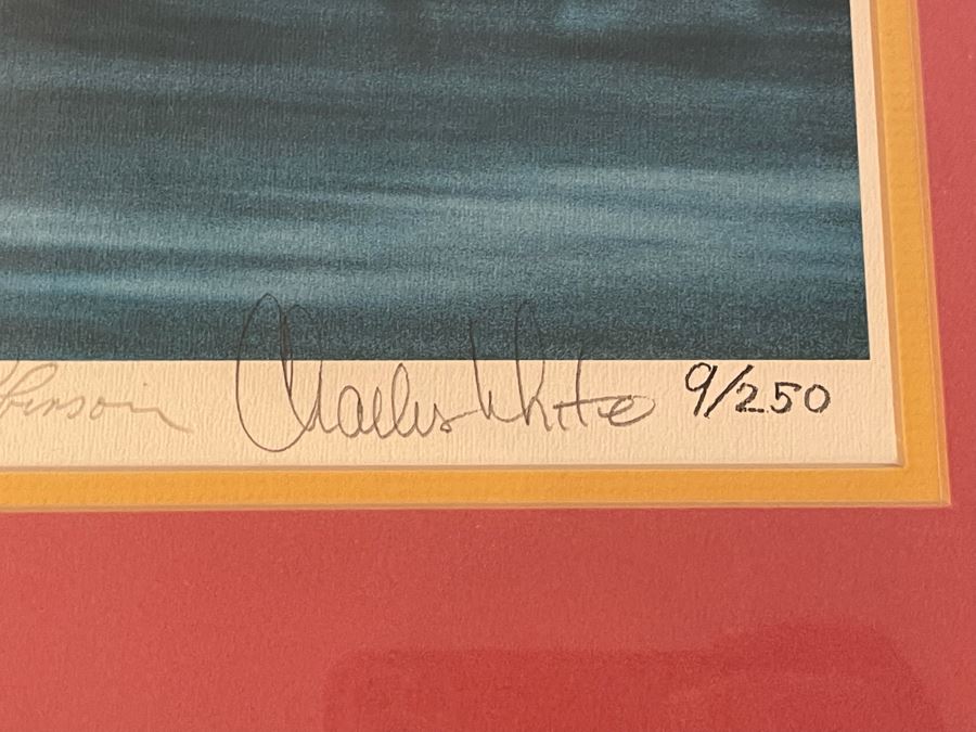 Hand Signed USC Running Back Charles White (Heisman Trophy Winner) Photographic Print Titled “Student Body Right” Also Signed By Photographer Eric Figge 18.5 X 13 [Photo 5]