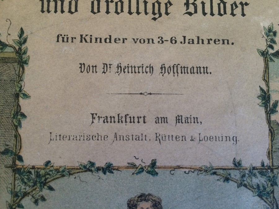 Antique German Book - Der Struwwelpeter by Heinrich Hoffmann [Photo 3]