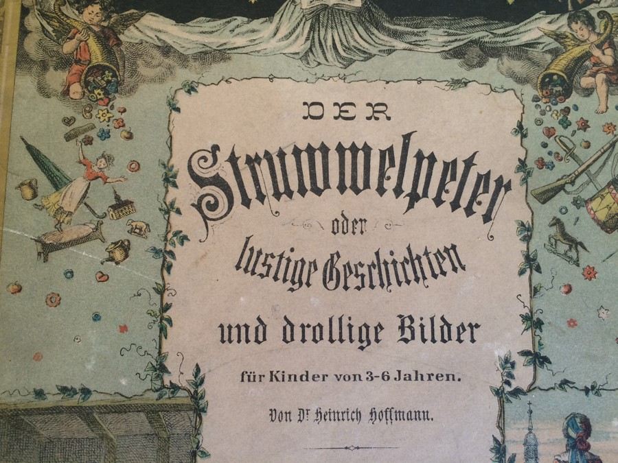 Antique German Book - Der Struwwelpeter by Heinrich Hoffmann [Photo 2]