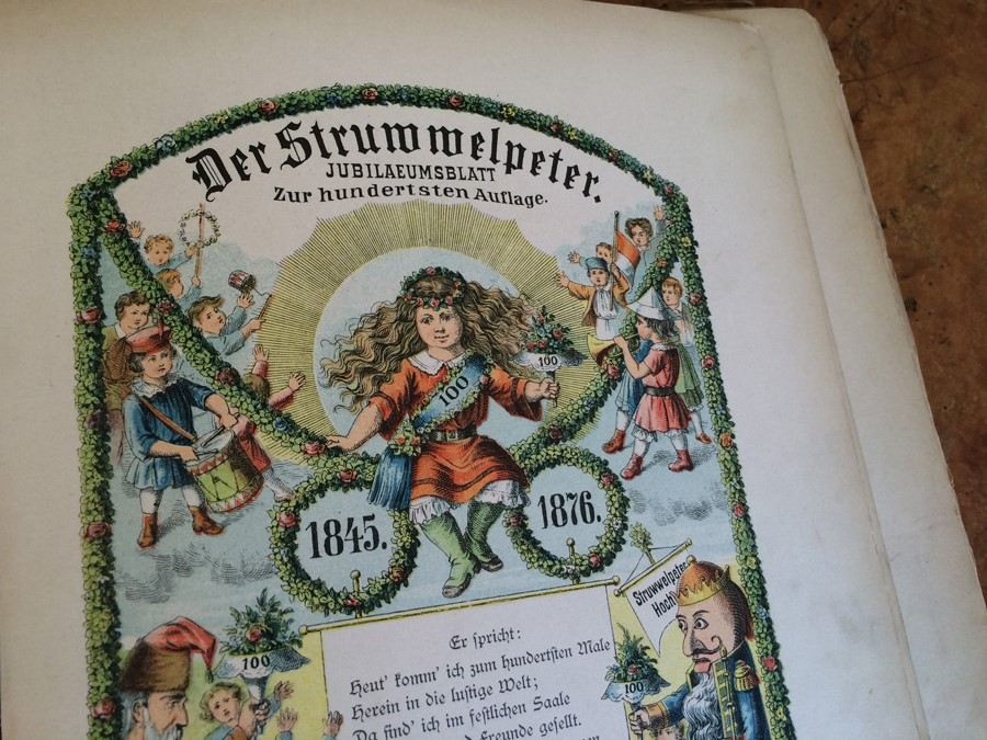 Antique German Book - Der Struwwelpeter by Heinrich Hoffmann [Photo 5]