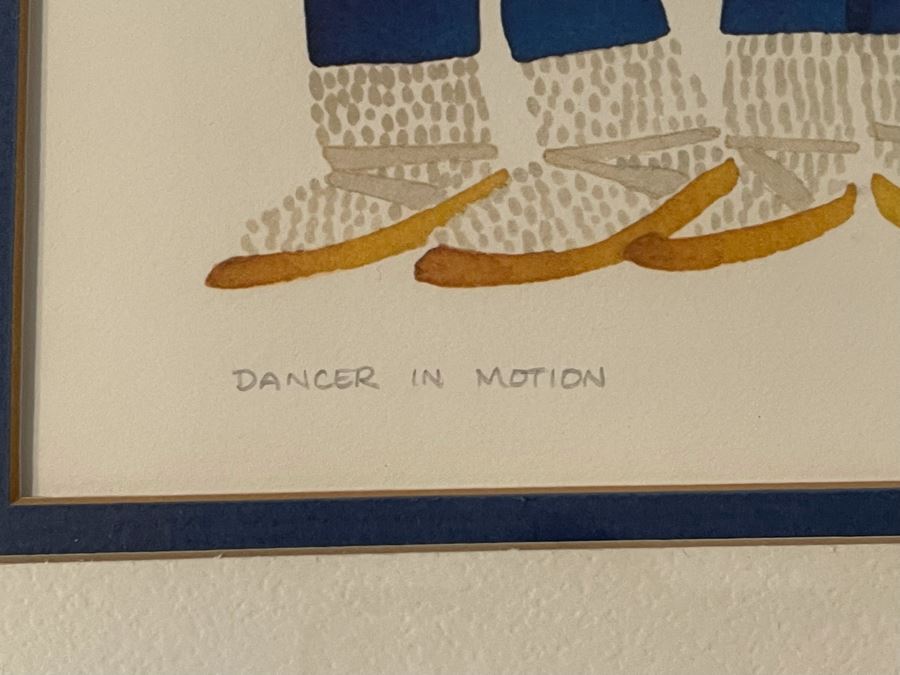 Framed Vintage 1981 Hand Signed Print By Rie Munoz 11.5 X 7.5 [Photo 6]