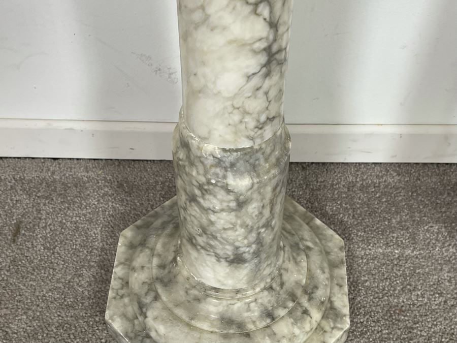 Vintage Marble Pedestal Stand 8.5W X 38H [Photo 5]