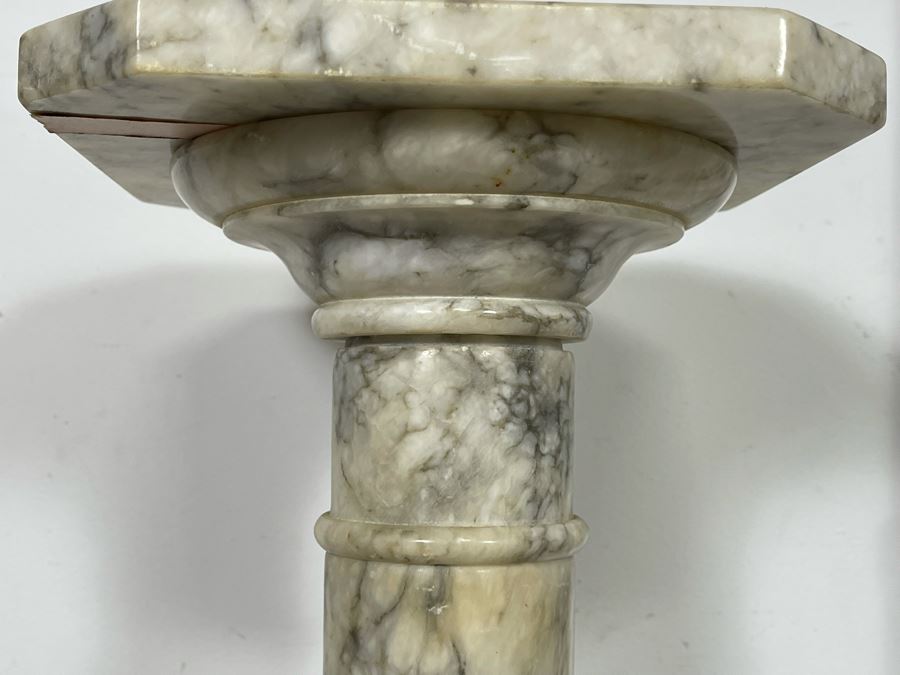 Vintage Marble Pedestal Stand 8.5W X 38H [Photo 7]