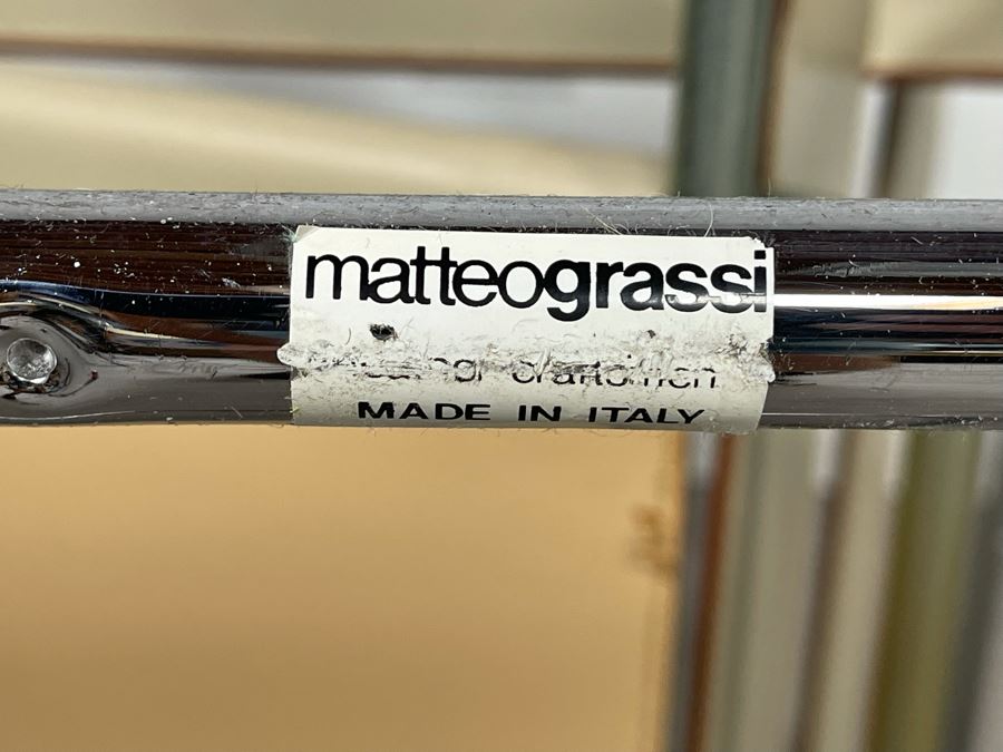 Mid-Century Matteo Grassi Marcel Breuer Wassily Lounge Chair (Leather Needs Treatment) 30W X 27D X 28.5H [Photo 12]