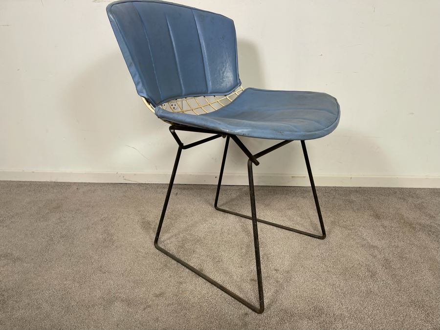 Mid-Century Modern Knoll Harry Bertoia Side Chair With Covers [Photo 6]