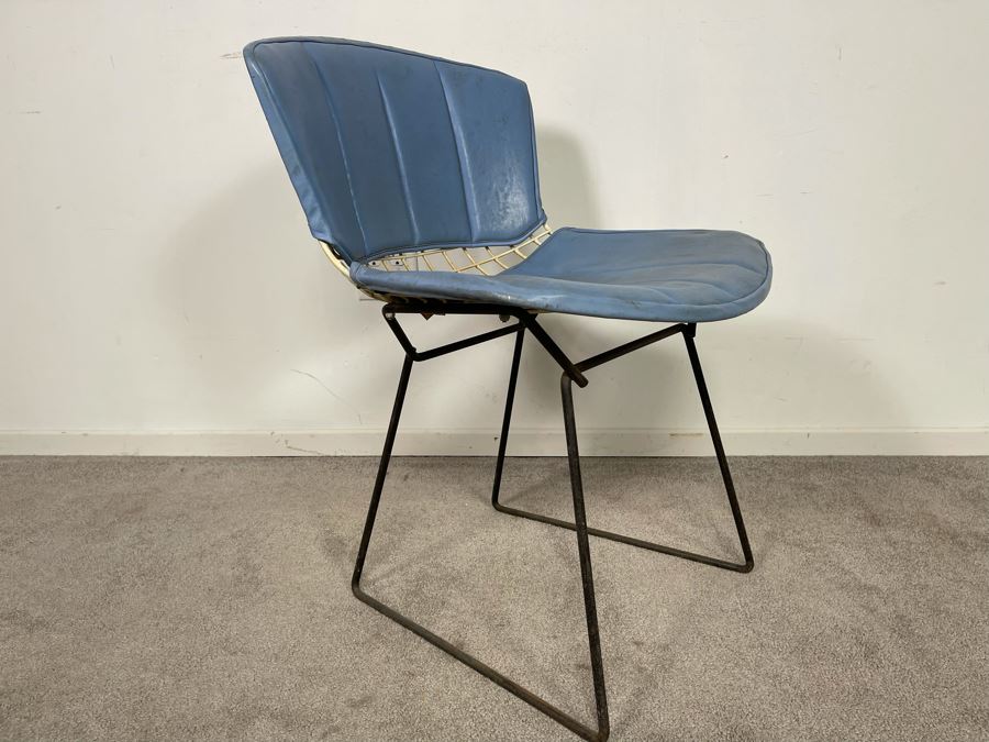 Mid-Century Modern Knoll Harry Bertoia Side Chair With Covers [Photo 5]