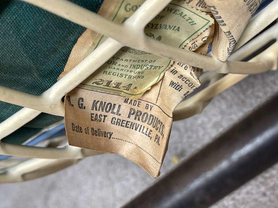 Mid-Century Modern Knoll Harry Bertoia Side Chair With Covers [Photo 3]