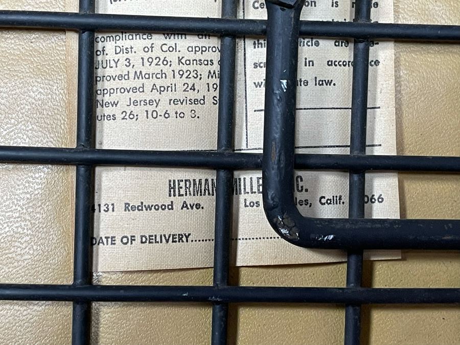 Early Charles & Ray Eames DKR Wire Bikini Chair By Knoll In Tan [Photo 8]