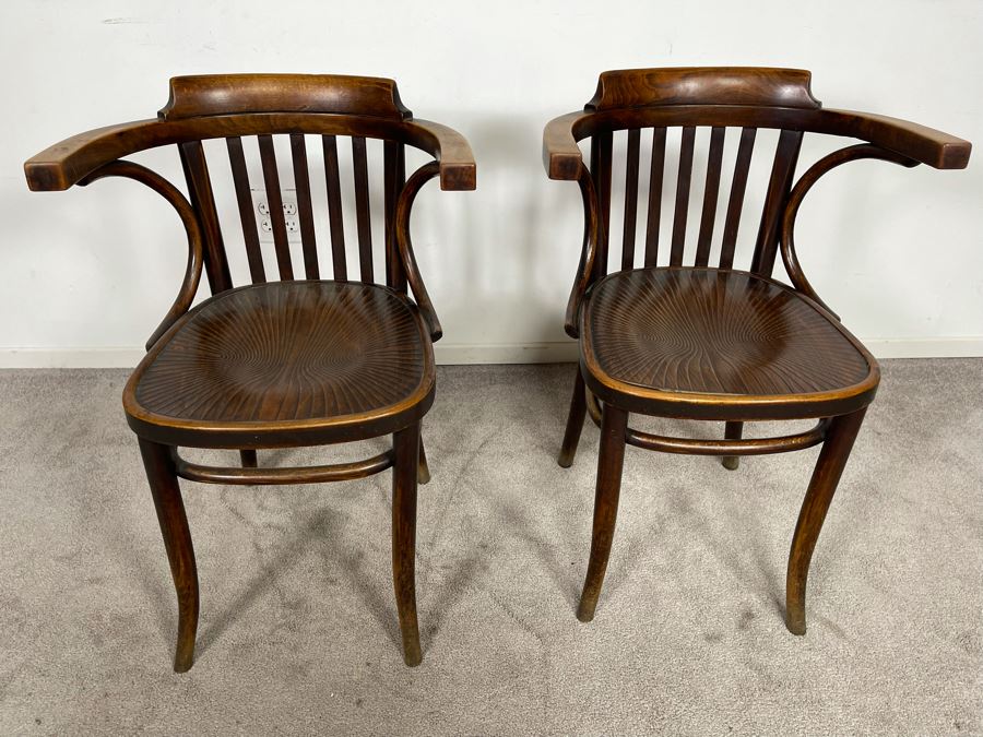 Pair Of Thonet Bentwood Chairs By BCS Made In Poland [Photo 7]