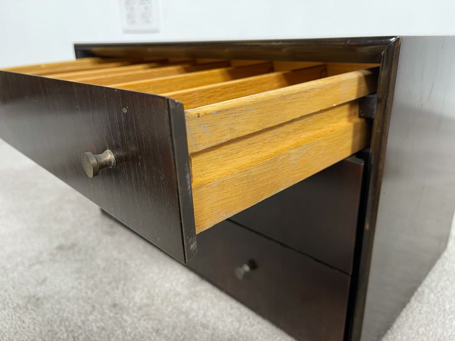 Milo Baughman For Directional Small Table Chest Of Drawers Cabinet 20W X 12D X 12H [Photo 10]