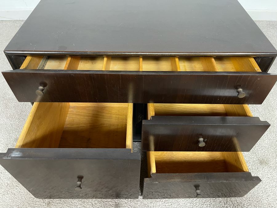 Milo Baughman For Directional Small Table Chest Of Drawers Cabinet 20W X 12D X 12H [Photo 3]