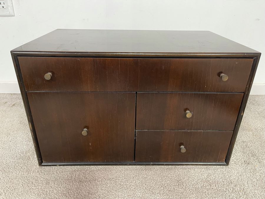 Milo Baughman For Directional Small Table Chest Of Drawers Cabinet 20W X 12D X 12H [Photo 2]