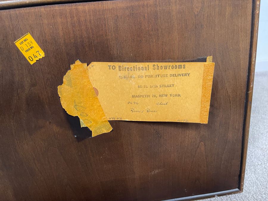 Milo Baughman For Directional Small Table Chest Of Drawers Cabinet 20W X 12D X 12H [Photo 9]