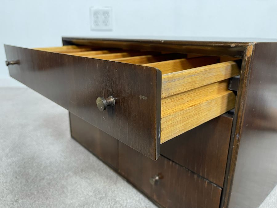 Milo Baughman For Directional Small Table Chest Of Drawers Cabinet 20W X 12D X 12H [Photo 11]