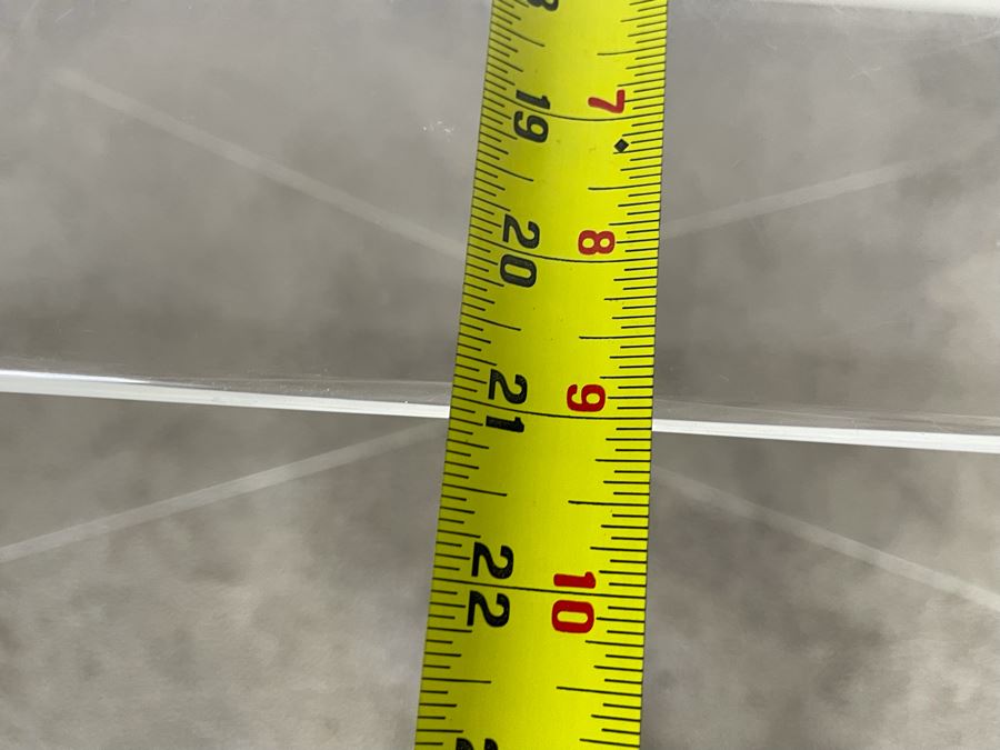 Lucite Acrylic Butterfly Console Table 42W X 21D X 30H [Photo 9]