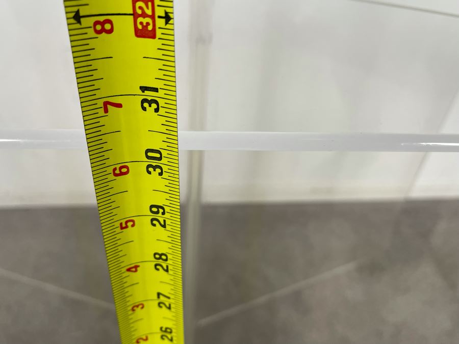 Lucite Acrylic Butterfly Console Table 42W X 21D X 30H [Photo 10]