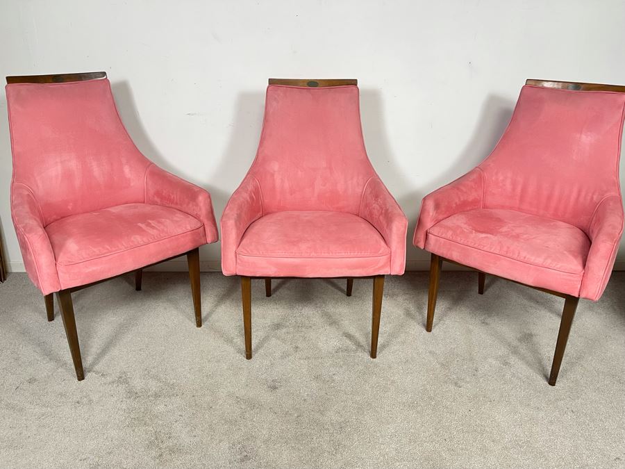 Set Of Three Mid-Century Modern Armchairs [Photo 4]