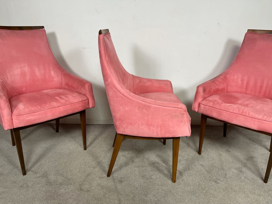 Set Of Three Mid-Century Modern Armchairs [Photo 7]