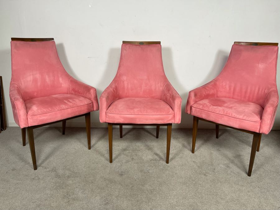 Set Of Three Mid-Century Modern Armchairs [Photo 2]
