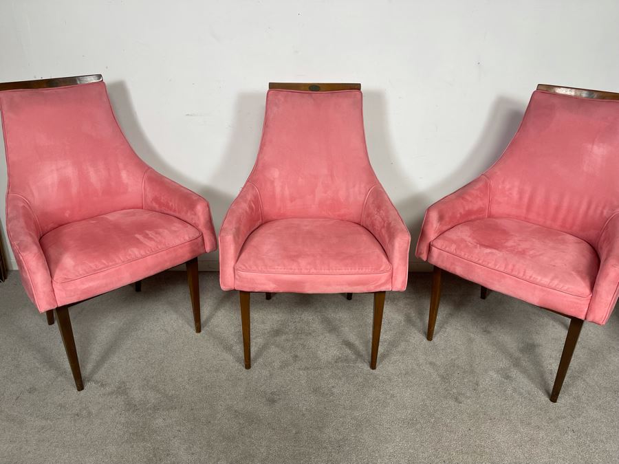 Set Of Three Mid-Century Modern Armchairs [Photo 5]