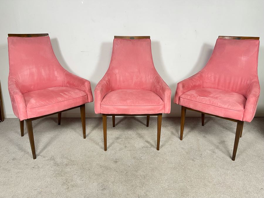 Set Of Three Mid-Century Modern Armchairs [Photo 1]