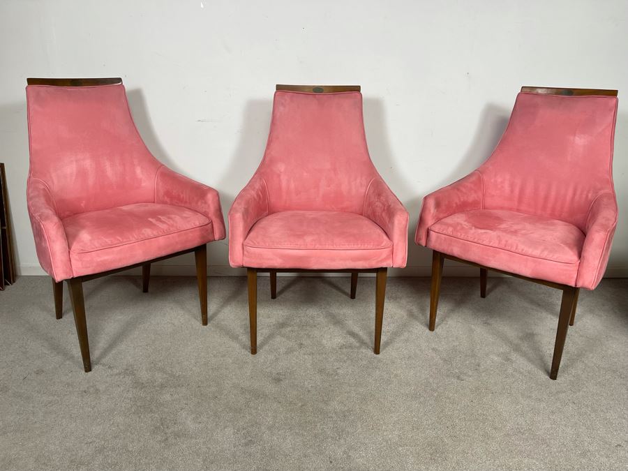 Set Of Three Mid-Century Modern Armchairs [Photo 3]