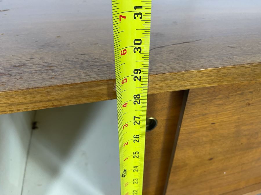 Vintage Mid-Century Modern Wooden Credenza (Designer Unknown) 60W X 18D X 29H [Photo 14]