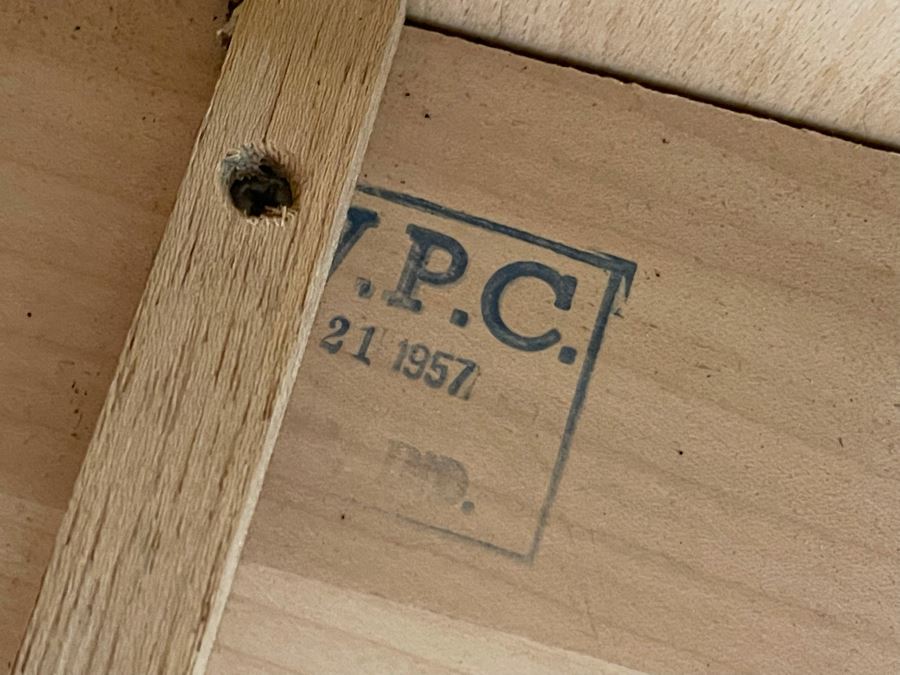 Vintage Mid-Century Modern Wooden Credenza (Designer Unknown) 60W X 18D X 29H [Photo 15]