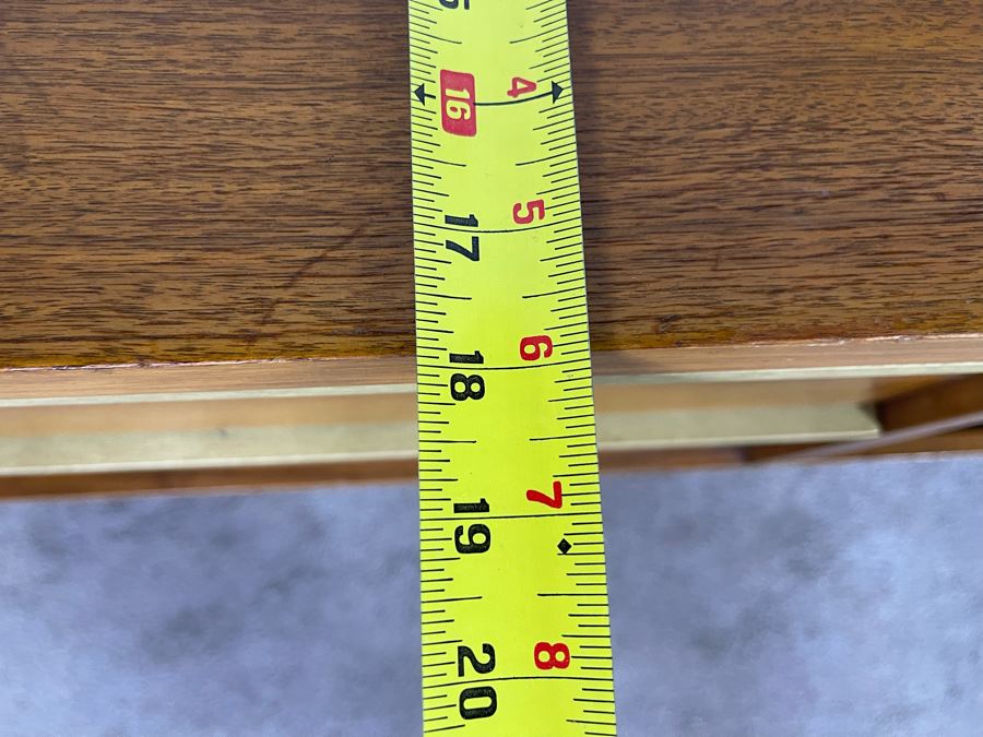 Vintage Mid-Century Modern Wooden Credenza (Designer Unknown) 60W X 18D X 29H [Photo 13]