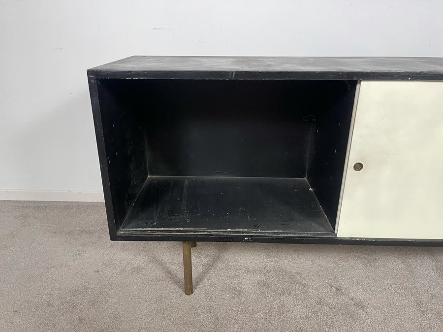 Mid-Century Modern Wooden Credenza (Designer Unknown) 60W X 16D X 27.5H [Photo 9]