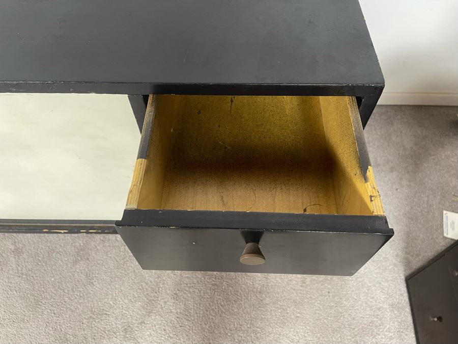 Mid-Century Modern Wooden Credenza (Designer Unknown) 60W X 16D X 27.5H [Photo 10]